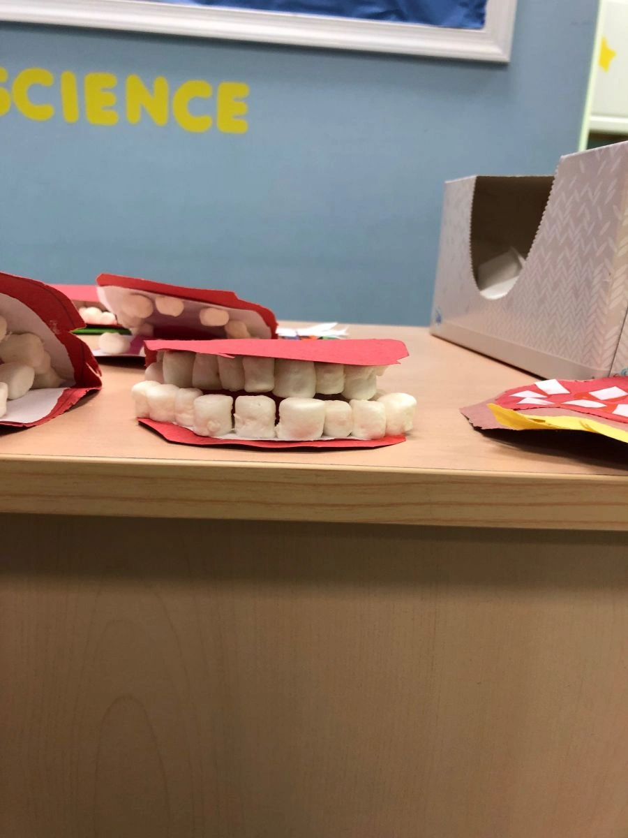 Artwork at Schools for Dental Health Month!