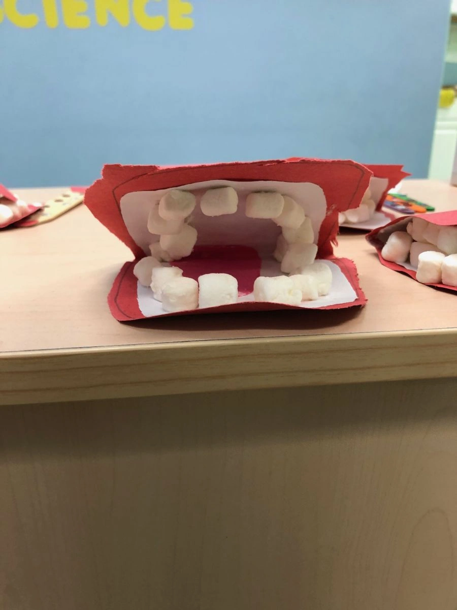 Artwork at Schools for Dental Health Month!