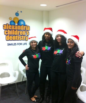 Alexandria Children's Dentistry team celebration